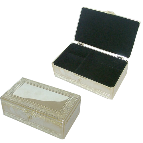 Engraved Vintage Jewelry Box for Earrings Necklaces