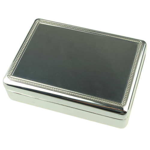 Metal Custom Necklace Box Velvet Lining Jewelry Box
