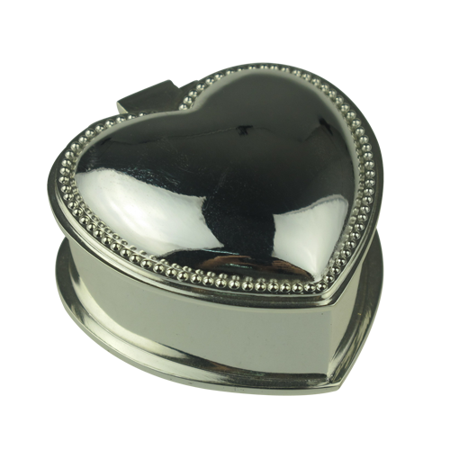 Elegant Heart Shape Wedding Jewellery Box for Ring