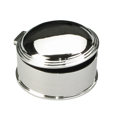 European Style Silver Engagement Velvet Ring Box
