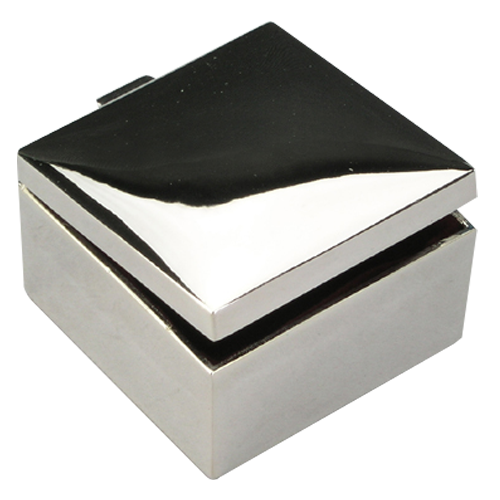 Square Mirror Polish Custom Logo Printed Jewelry Box