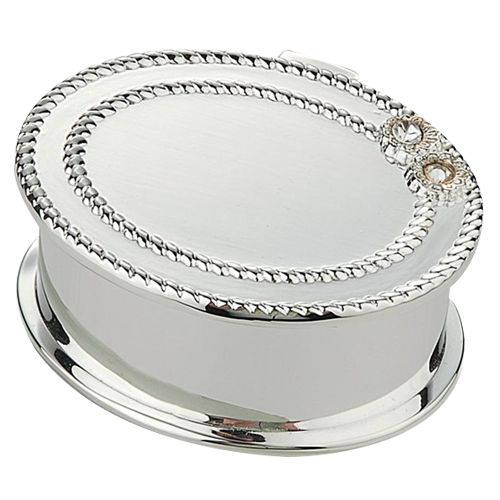 European Style Clamshell Gift Box for Necklace Jewelry Box with Foam Inser