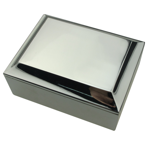Simple Design Engravable Rectangle Jewelry Box