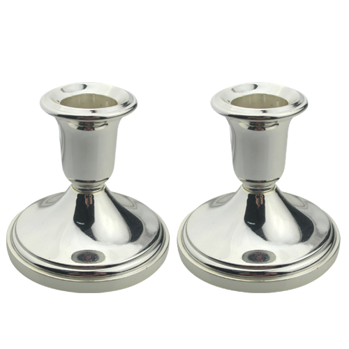 Modern Small Metal Candle Holders Silverware for Weddings