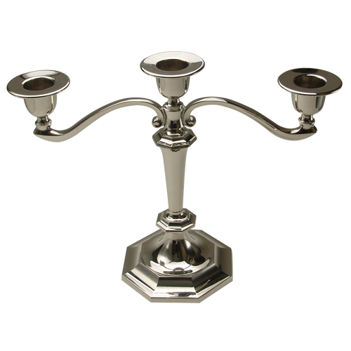 Home Used 3 Arms Silver Candle Holders Candlesticks