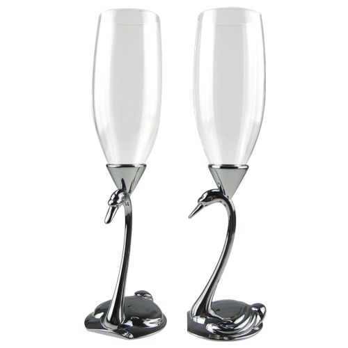 Special Design Swan Champagne Flute Wholesale