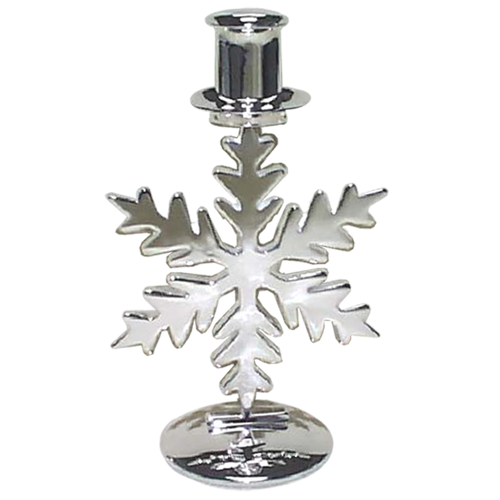Christmas Elegant Snowflake Shaped Candlestick