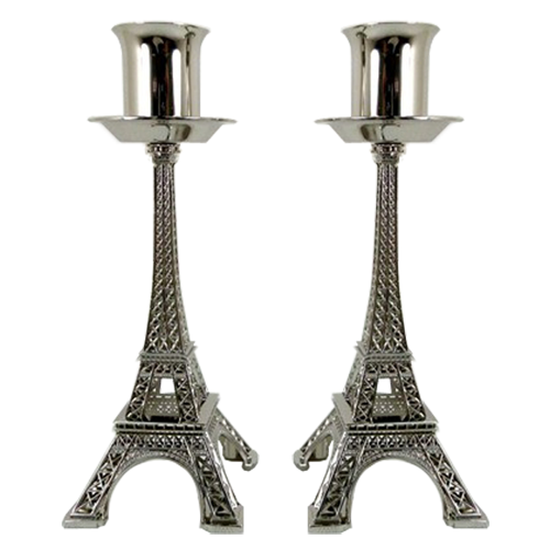 Unique Eiffel Tower Candlestick With Bronze Plating